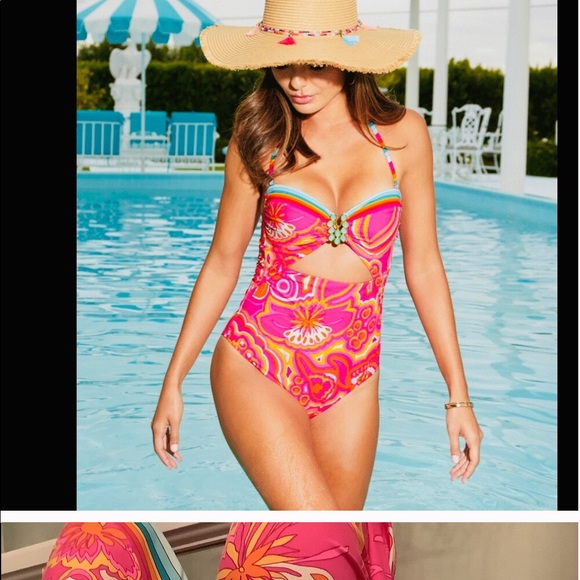 Beautiful Trina Turk one piece suit amazing ! - Picture 2 of 6